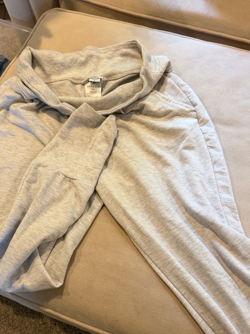 Danskin Light Gray Track Joggers